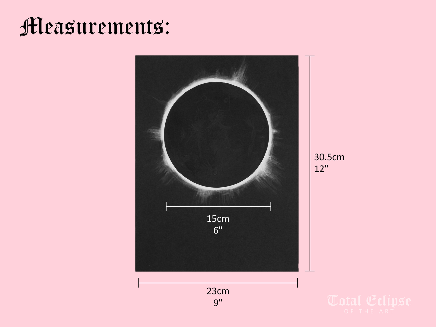 Pre-Painted Solar Eclipse