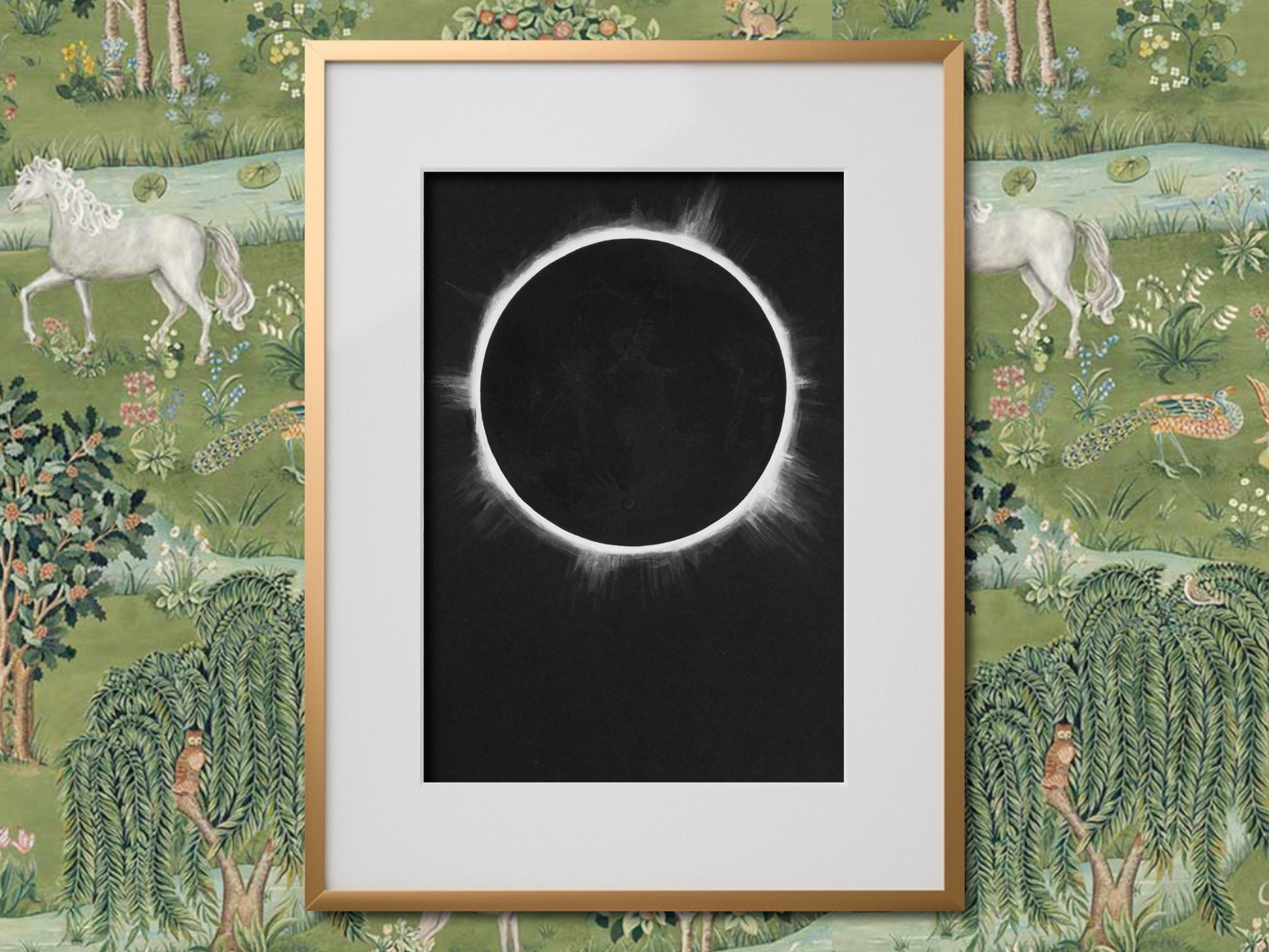 Pre-Painted Solar Eclipse