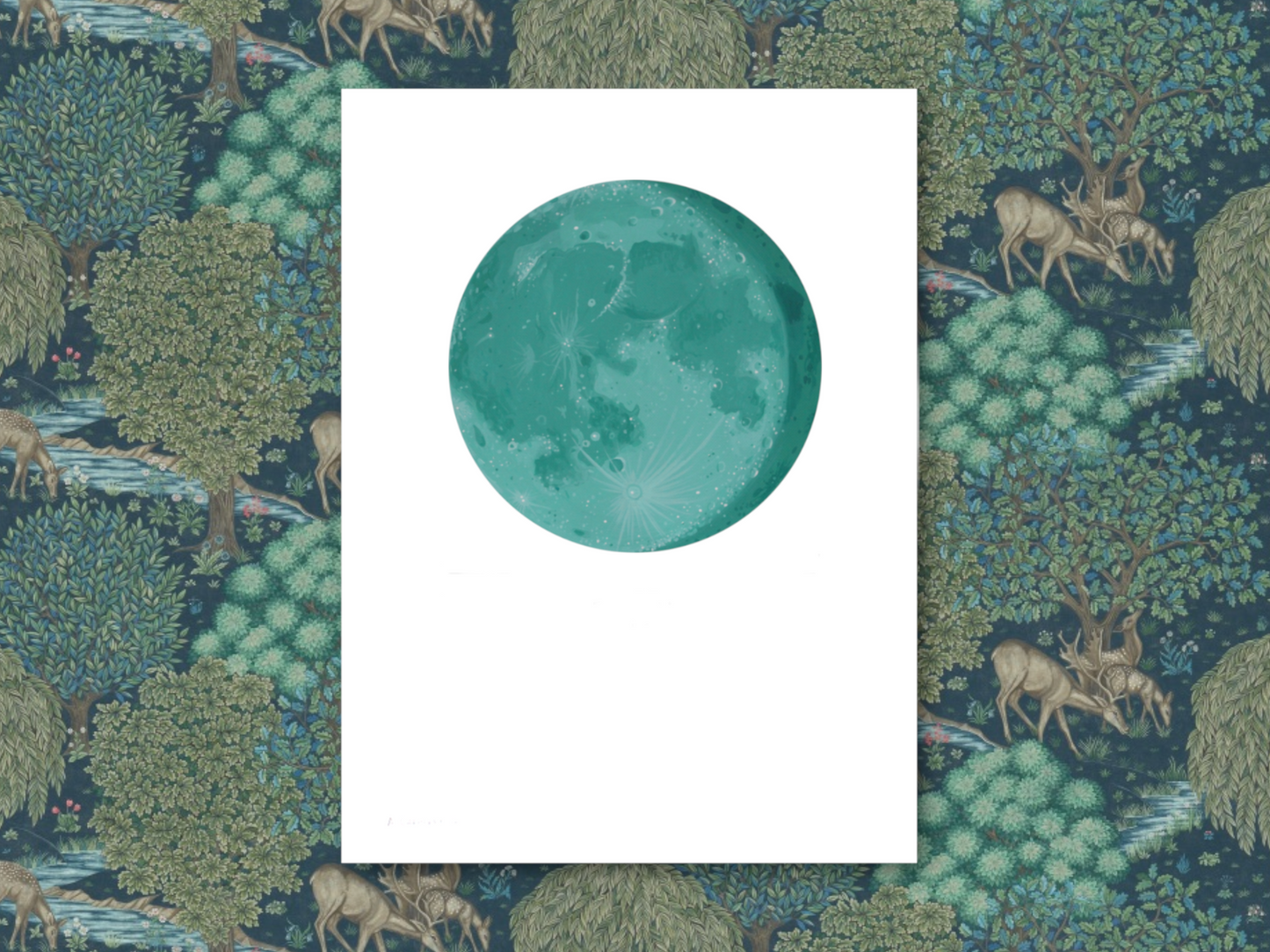 One Custom Moon Phase Painting