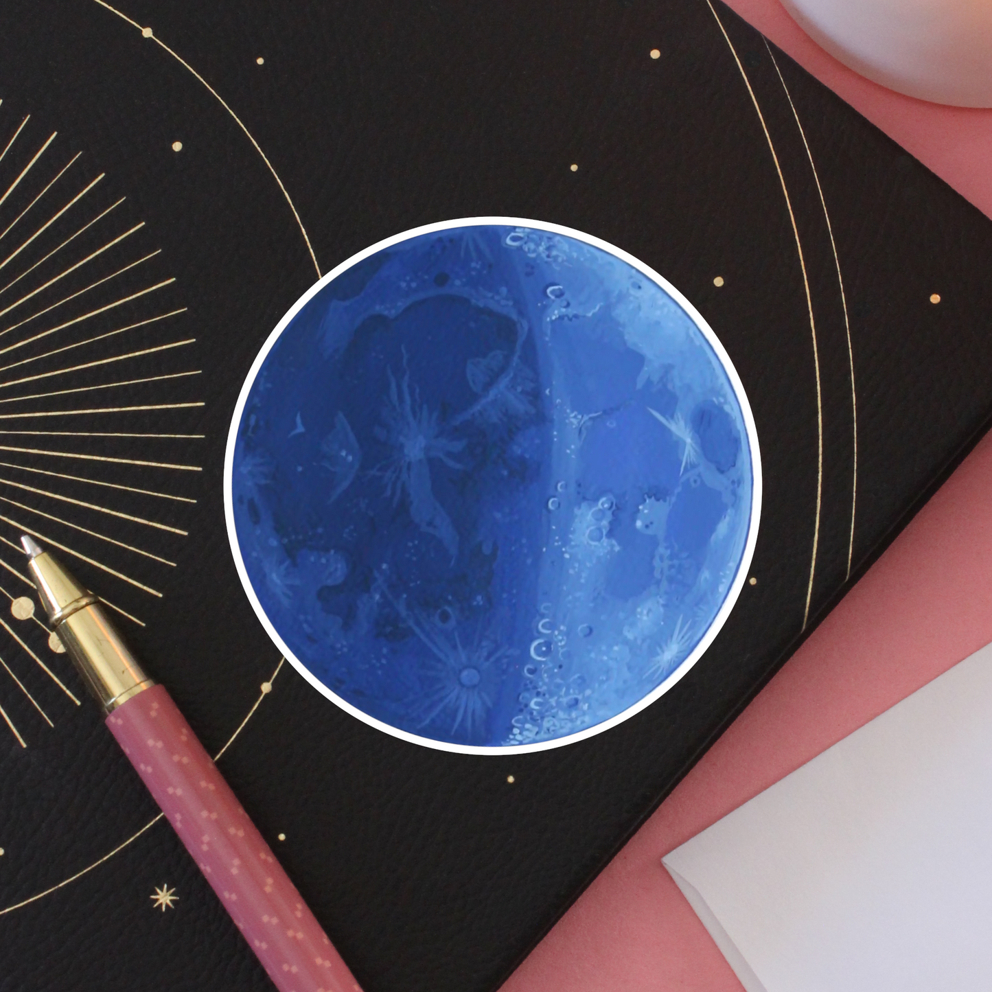 Brazen Blue Moon Sticker