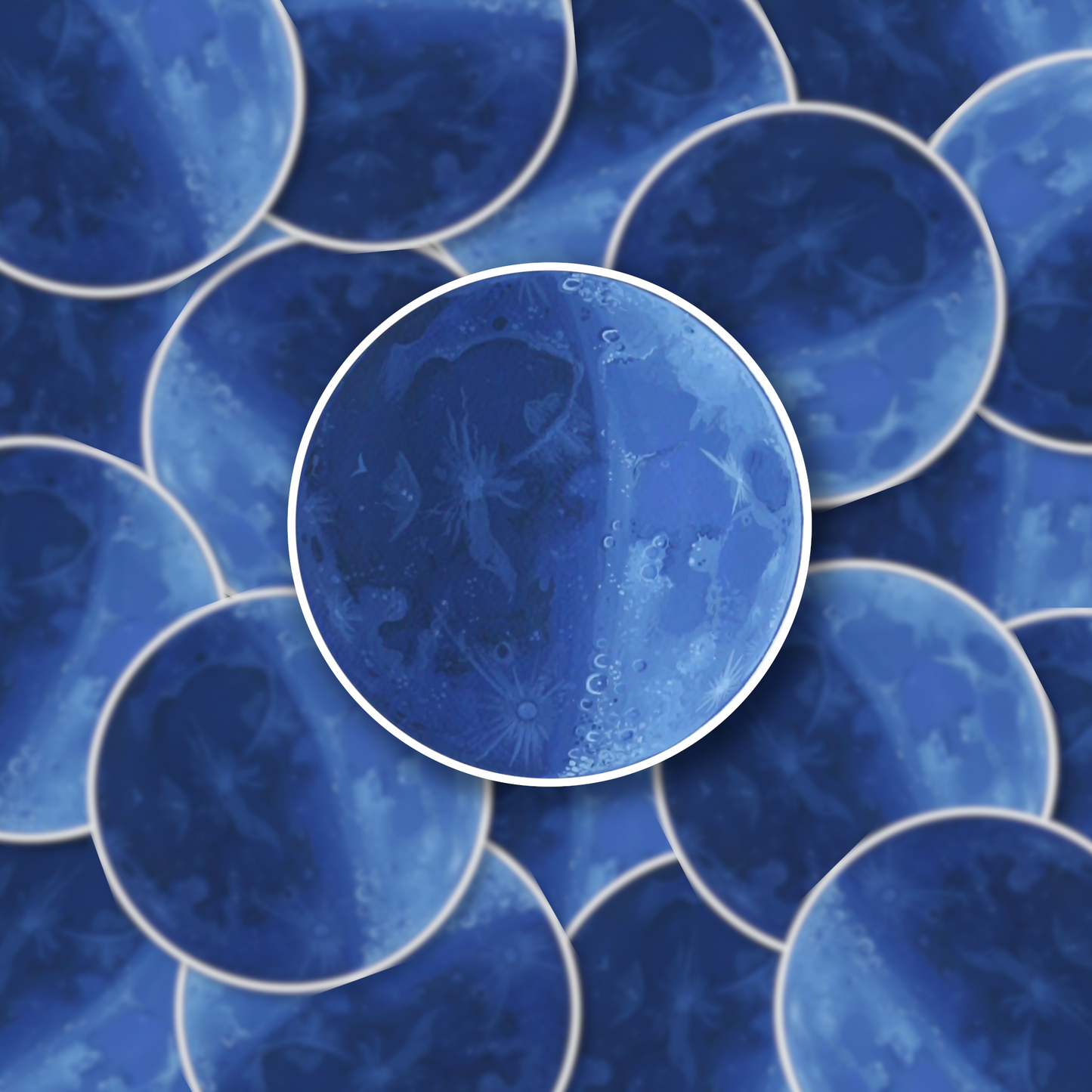Brazen Blue Moon Sticker
