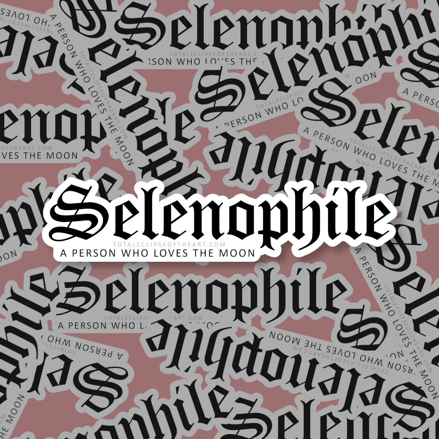 'Selenophile' Sticker