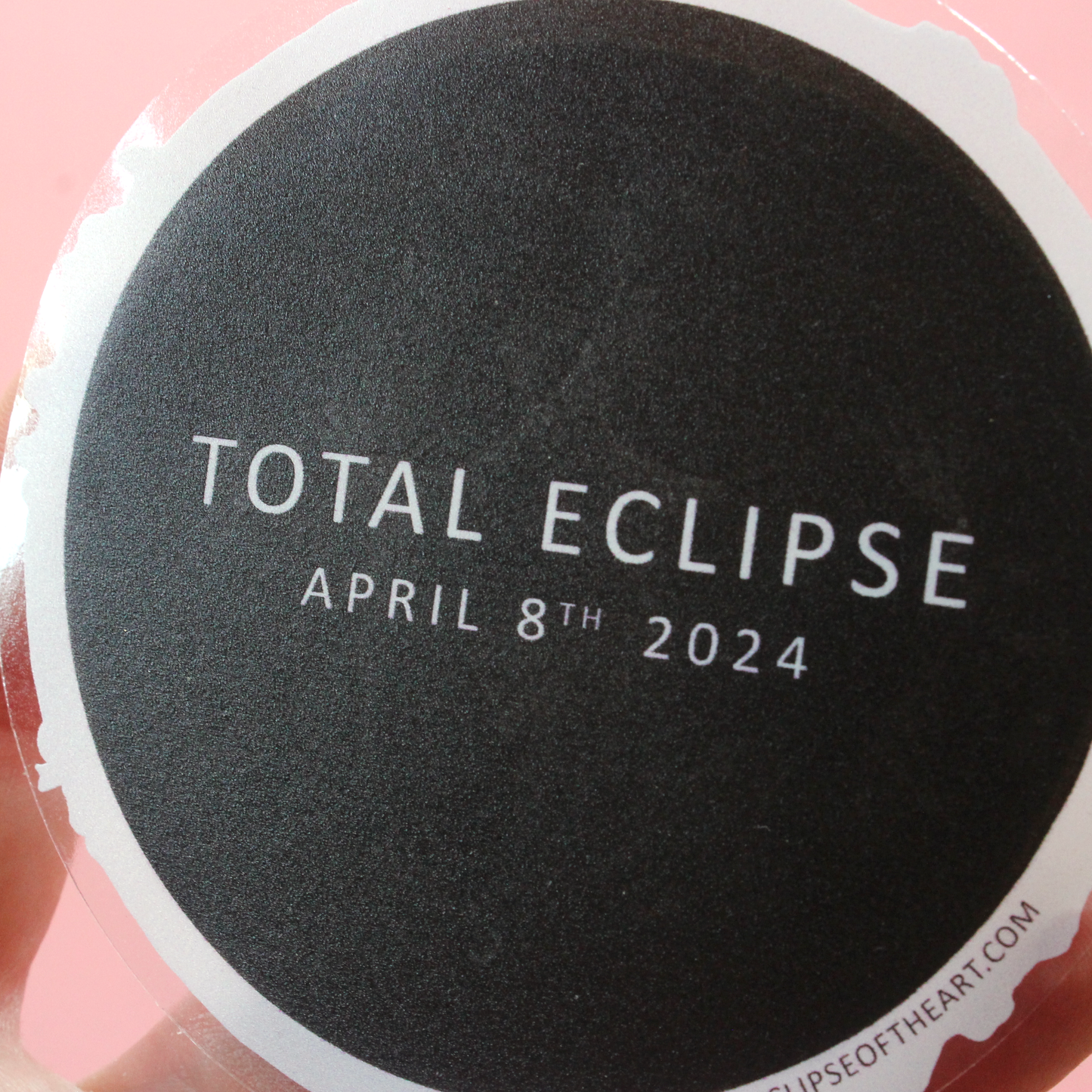 Solar Eclipse Moon Sticker