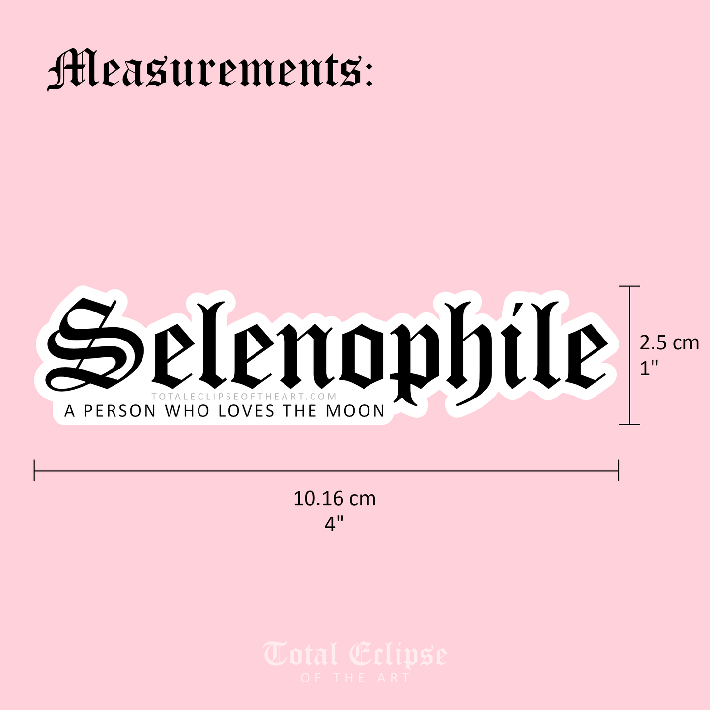 'Selenophile' Sticker