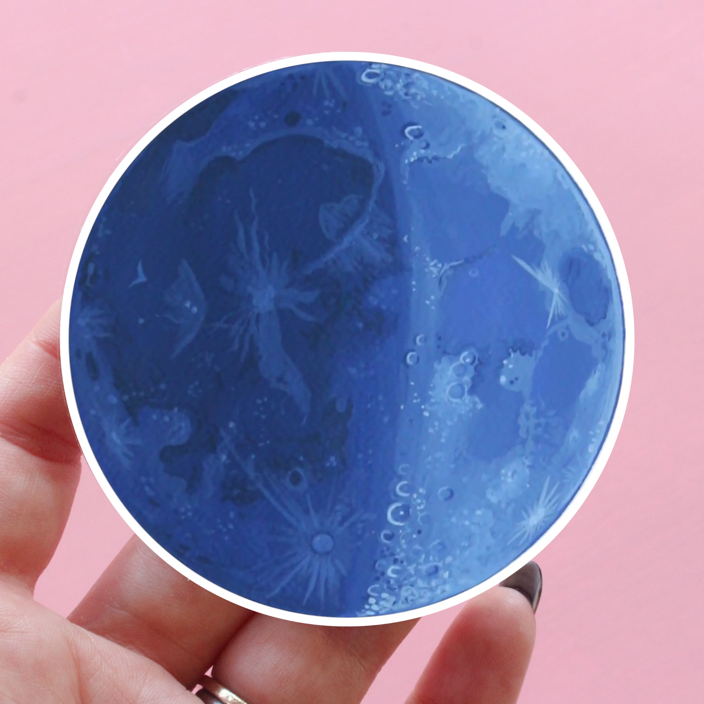 Brazen Blue Moon Sticker